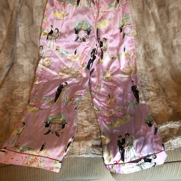 2)S-NICK & NORA 100%SILK 2PC WEDDING PJS SZS, RARE, VHTF,NEW,GORGEOUS&LUXURIOUS… - Picture 6 of 12